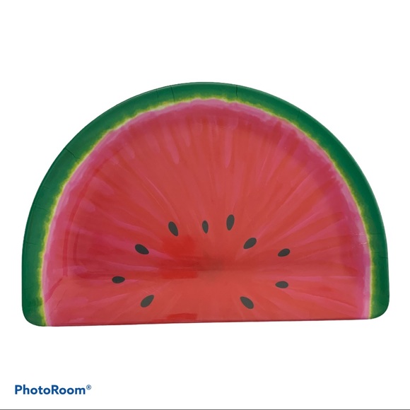 Vintage Watermelon Platter Mela-Ware 15”x101/4” - Picture 1 of 5